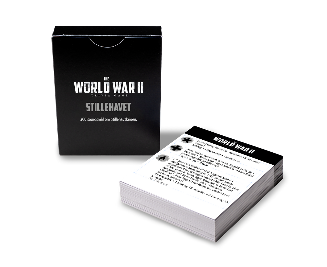 Stillehavet - Udvidelsespakke - The World War 2 Trivia Game (på dansk)