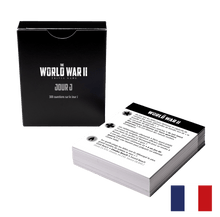 Load image into Gallery viewer, D-dag - Udvidelsespakke - The World War 2 Trivia Game (på fransk)
